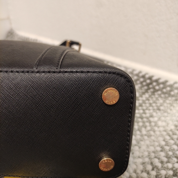 Michael Kors Sady Saffiano Leather Tote - Black Style 35T7GD4T2L - Picture 13 of 13